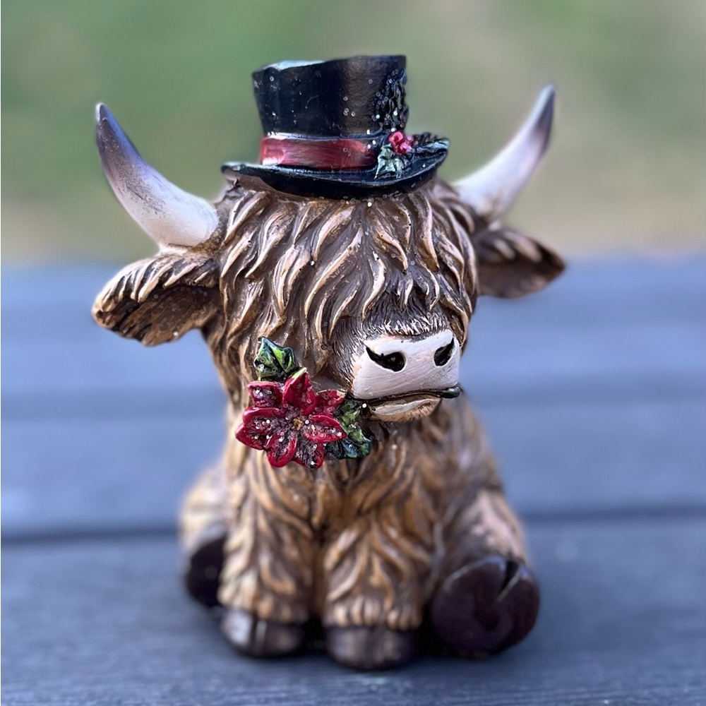 Hobby Lobby Christmas Highland Cow new